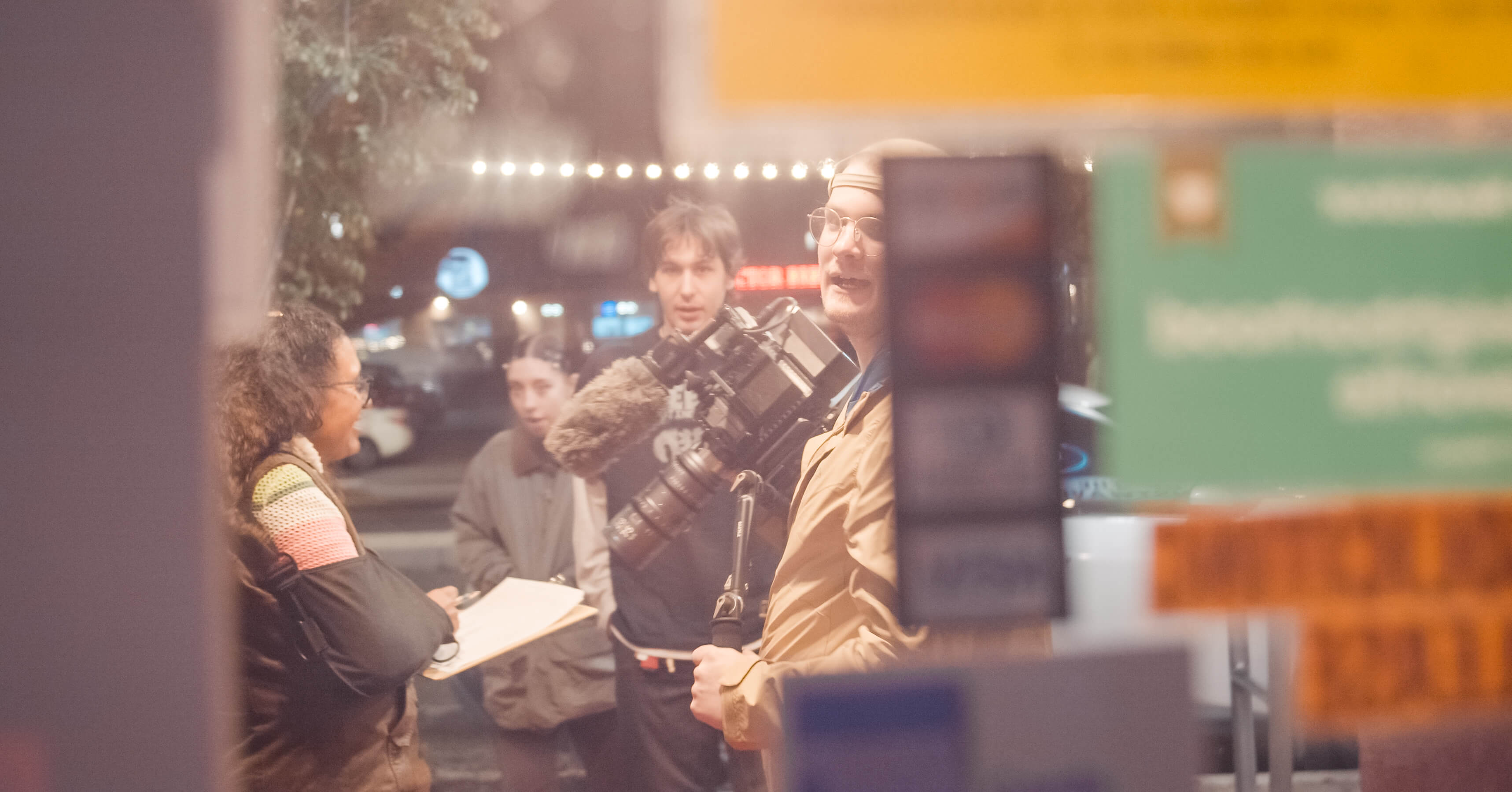 behind the scenes