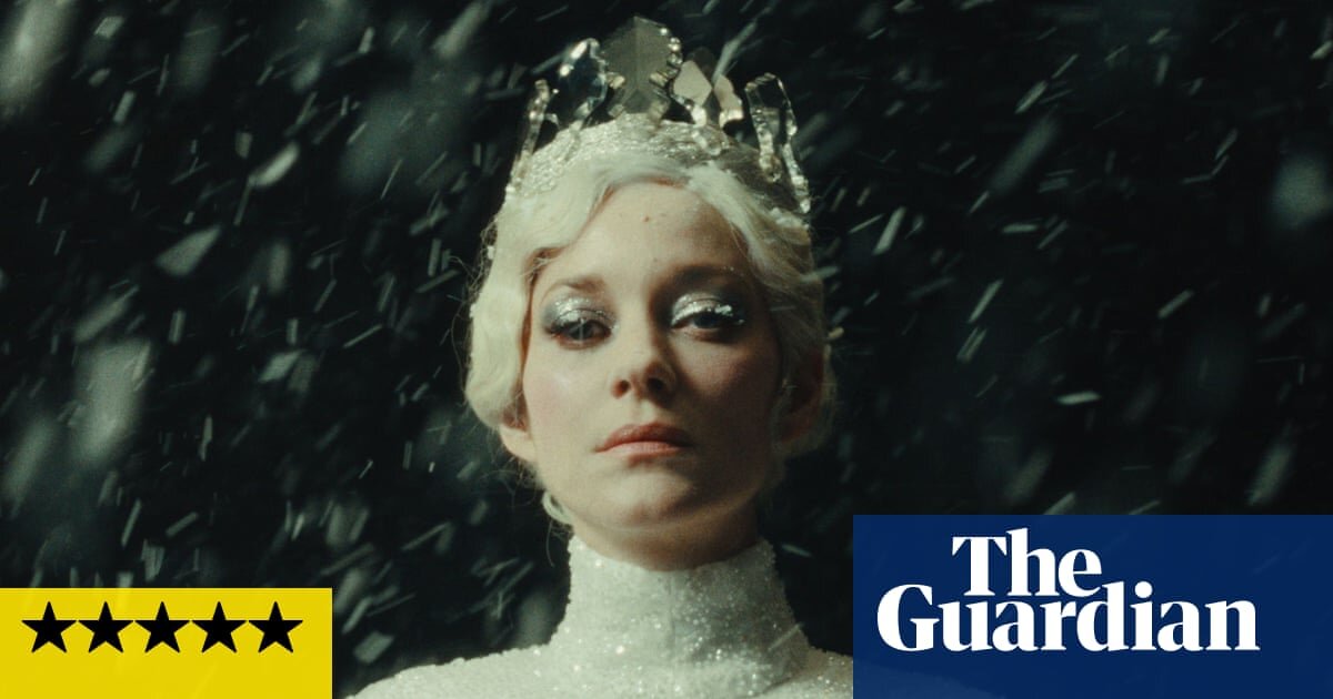 Marion Cotillard in a stylized, fairy-tale setting.