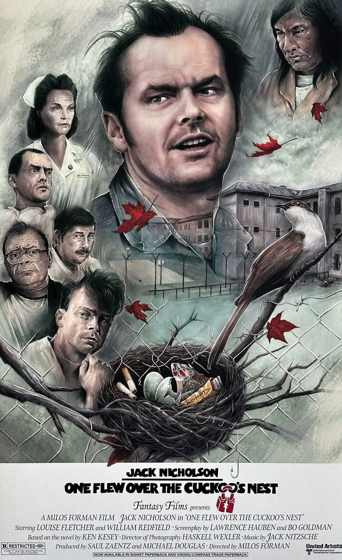 Illustration for One Flew Over the Cuckoo's Nest" at 50: Milos Forman's Mosaic of Brilliance With a Lesson Still As Important As Ever