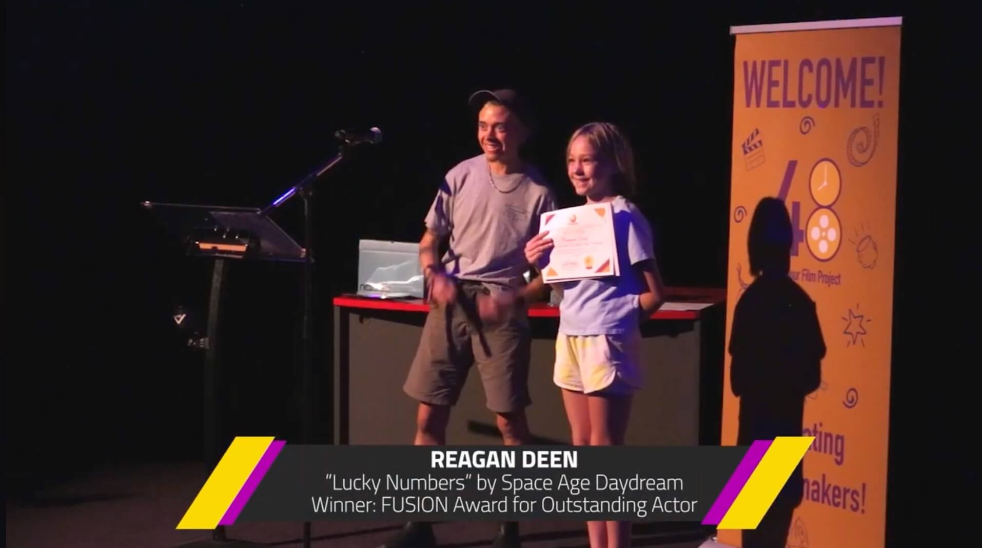 reagen deen collects award