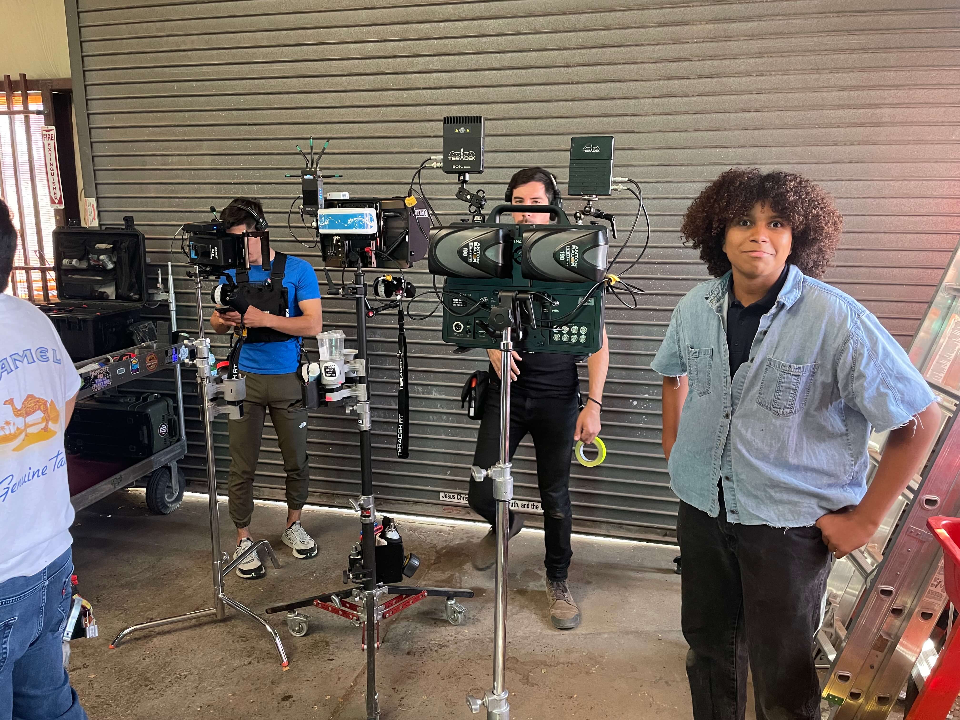 behind the scenes