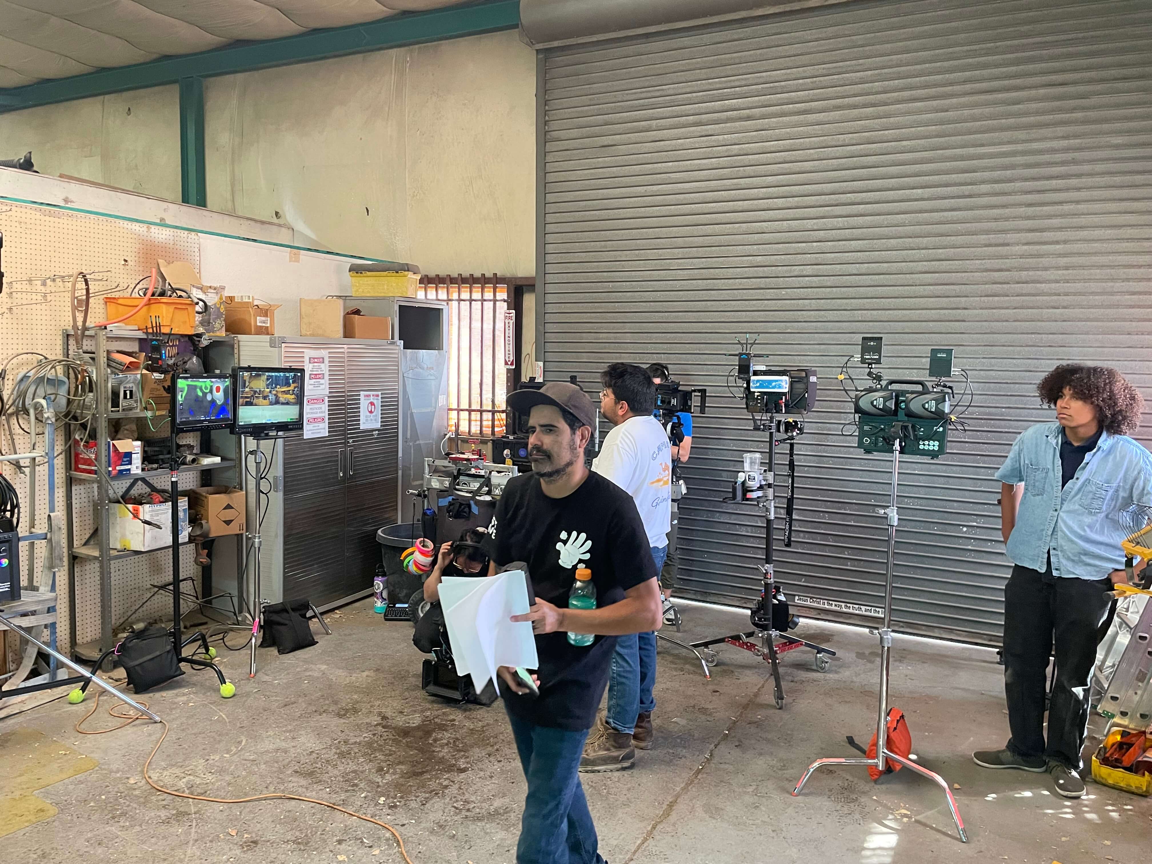 behind the scenes
